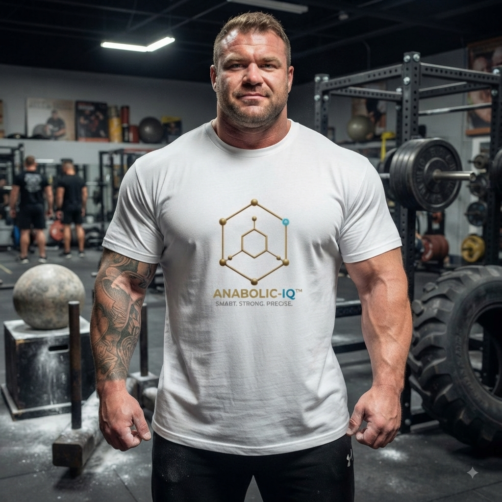 Men's Oversized Heavyweight Crewneck T-Shirt | Shaka Wear x Anabolic-IQ