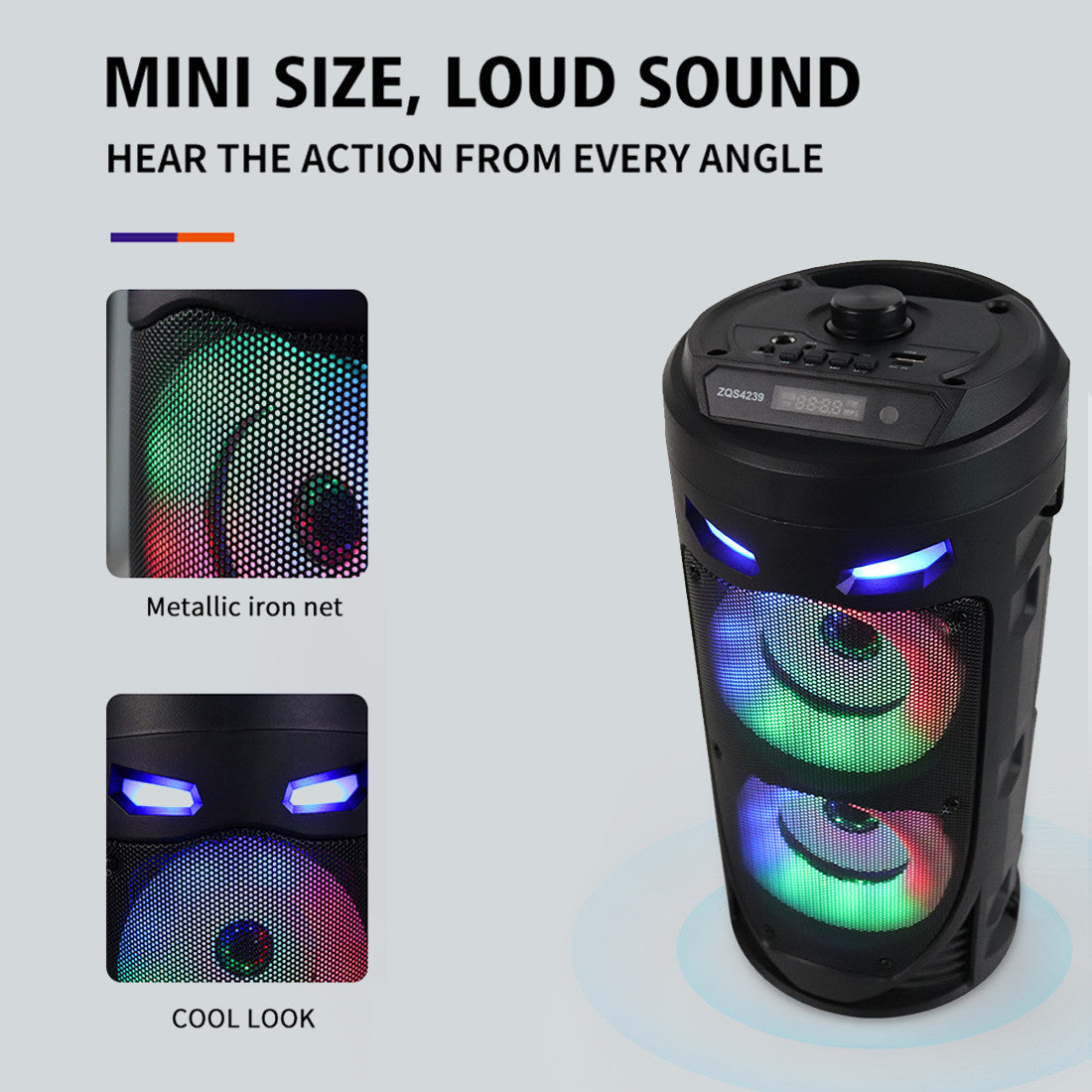 Bluetooth Speakers Portable Wireless Subwoofer Stereo Bass Party Soundbox UK