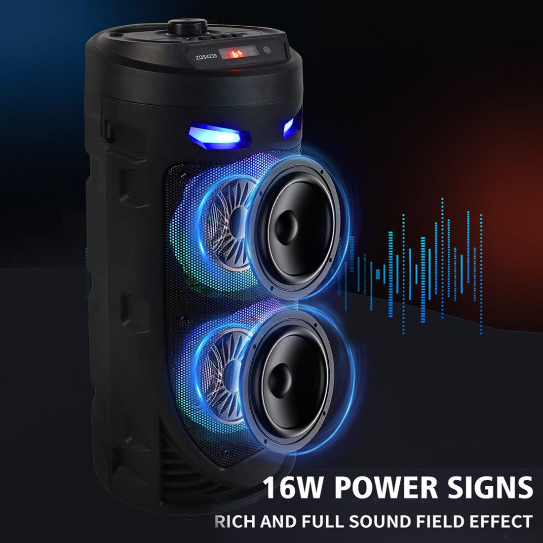 Bluetooth Speakers Portable Wireless Subwoofer Stereo Bass Party Soundbox UK