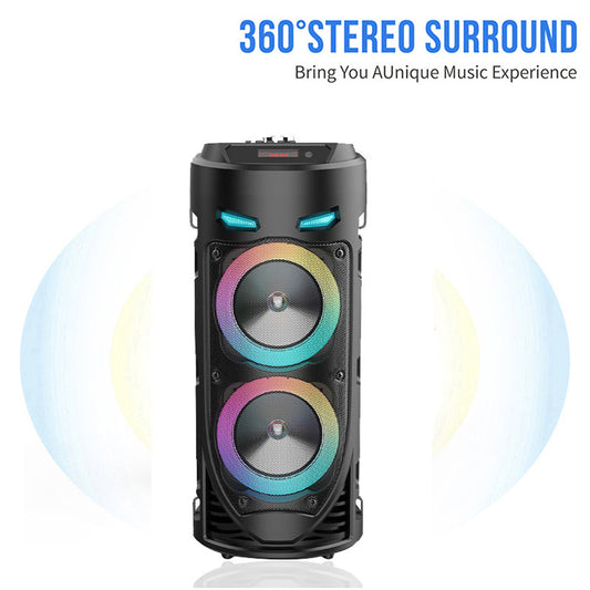 Bluetooth Speakers Portable Wireless Subwoofer Stereo Bass Party Soundbox UK